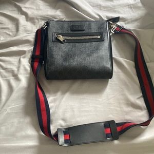 Gucci GG Black Messenger Bag
